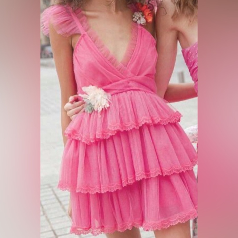 LoveShackFancy Zorina mini dress rare